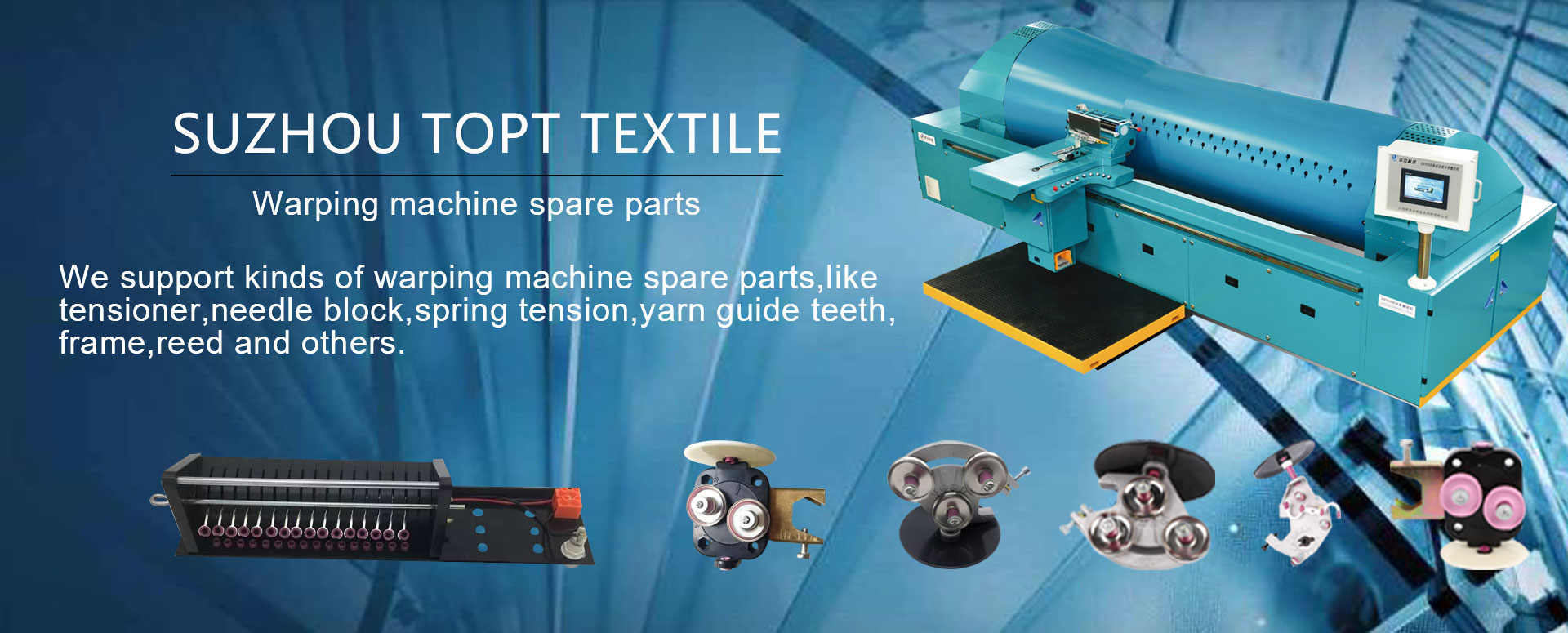 Barmag texturing machine parts, Chenille machine parts, Circular knitting machine parts -  TOPT