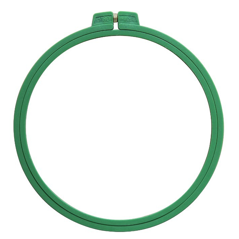 Embroidery plastic green 90 mm circular frame hoop for embroidery apparel machine spare parts