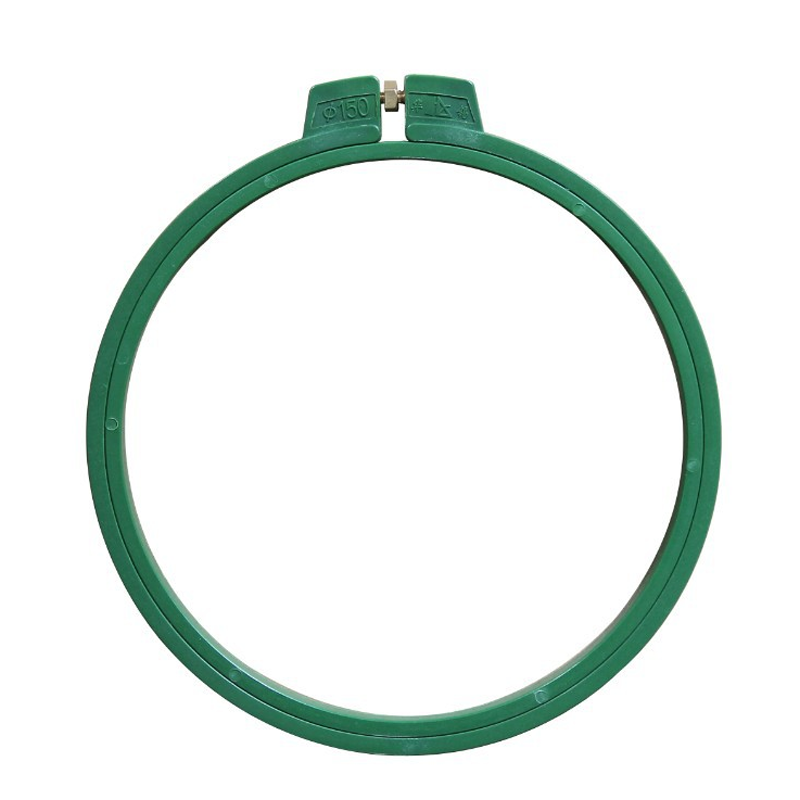 Embroidery plastic green 180 mm circular frame hoop for embroidery apparel machine spare parts
