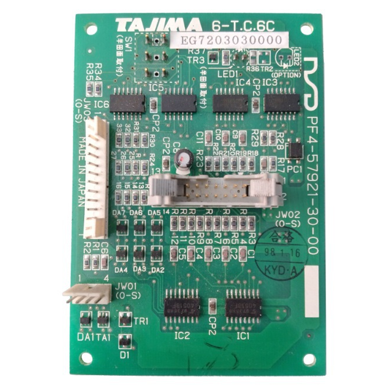 Embroidery 6-T.C.6C PCB board electronic alarm board for embroidery apparel machine spare parts