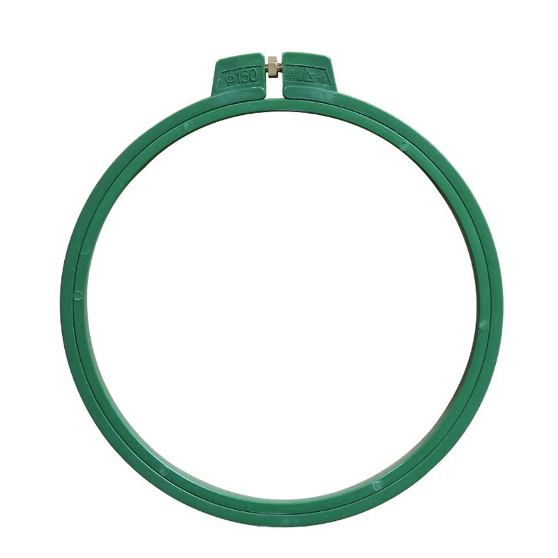 Embroidery plastic green 150 mm circular frame hoop for embroidery apparel machine spare parts