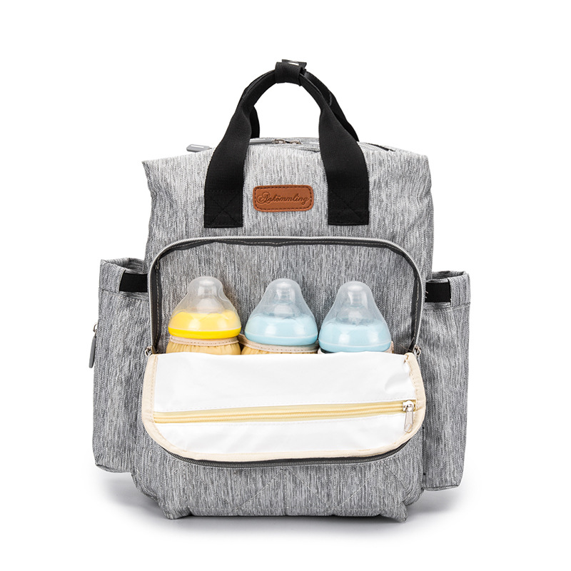 Trust-U Waterproof Mommy Diaper Bag with USB Port - 4-Piece Set, Large Capacity, Multi-functional Maternity Backpack - Popular Cross-Border Selling for Mother and Baby