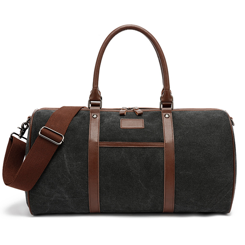 Trust-U 2023 Autumn New Arrival: European-Styled Canvas Travel Duffle Bag with Gym Features, Unisex Luggage with Wet-Dry Separation, Ideal for Men