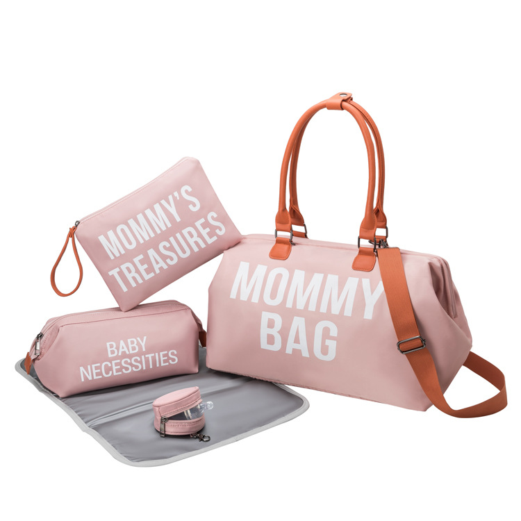 Trust-U 2023 Fashion Diaper bag for Mommy Single Shoulder Handbag and Multifunctional Large Capacity Diaper Bag with 2 sets