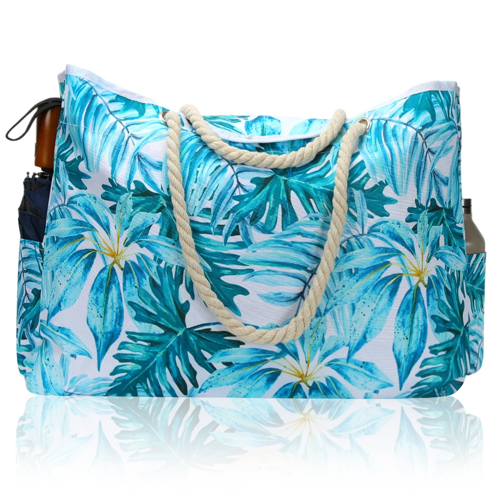 Trust-U Breathable Single Shoulder Tote Bag Set - Large Capacity, Crossbody, Fashionable Printed Beach Bag