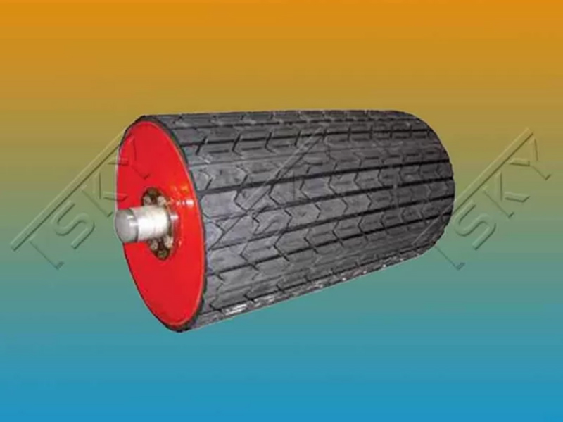 Coal Mining Rubber Coated 25mm Conveyor Drum Pulley