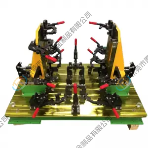 Customized Welding Jig Fixture For Tractor Engine Cover Stamping Component