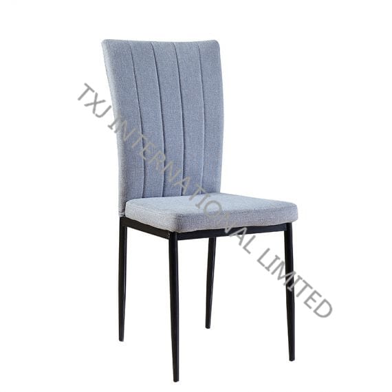 BC-1658 Fabric Dining Chair With Black color tube