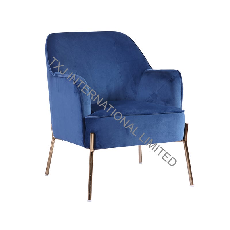 DELIA Velvet Fabric Relax Chair
