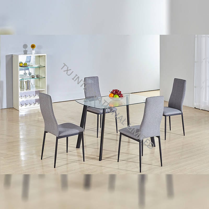 BD-1515 Tempered Glass Dining Table