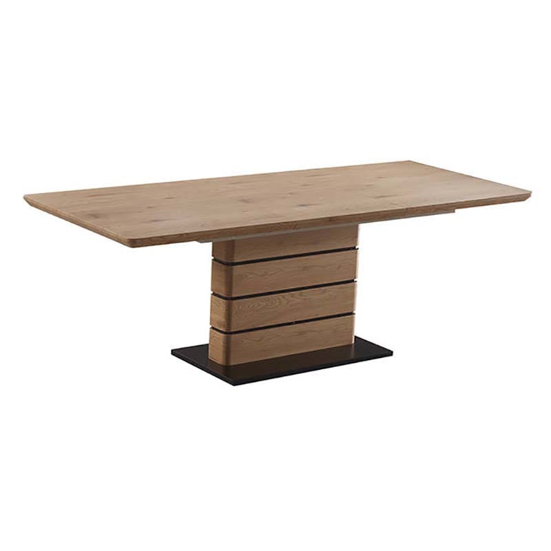 WILD-DT MDF Extension Table With Oak Paper Veneer