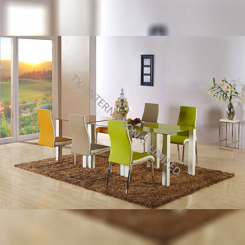 CTD-007C Tempered Glass Dining Table
