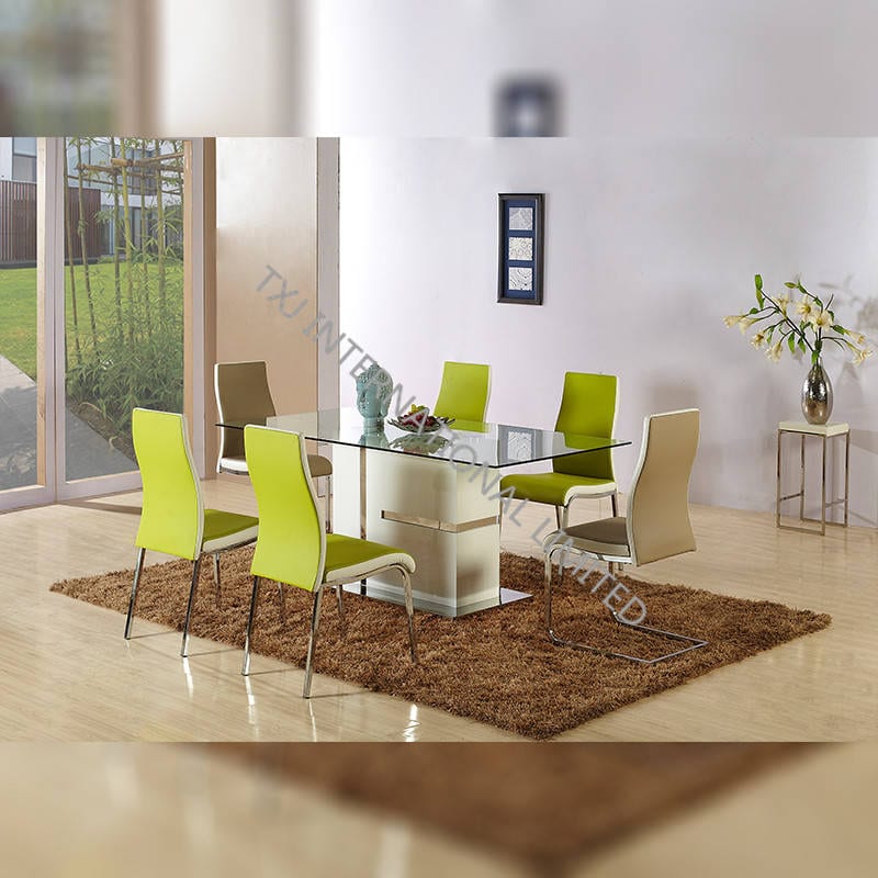 TD-1509 Tempered Glass Dining Table