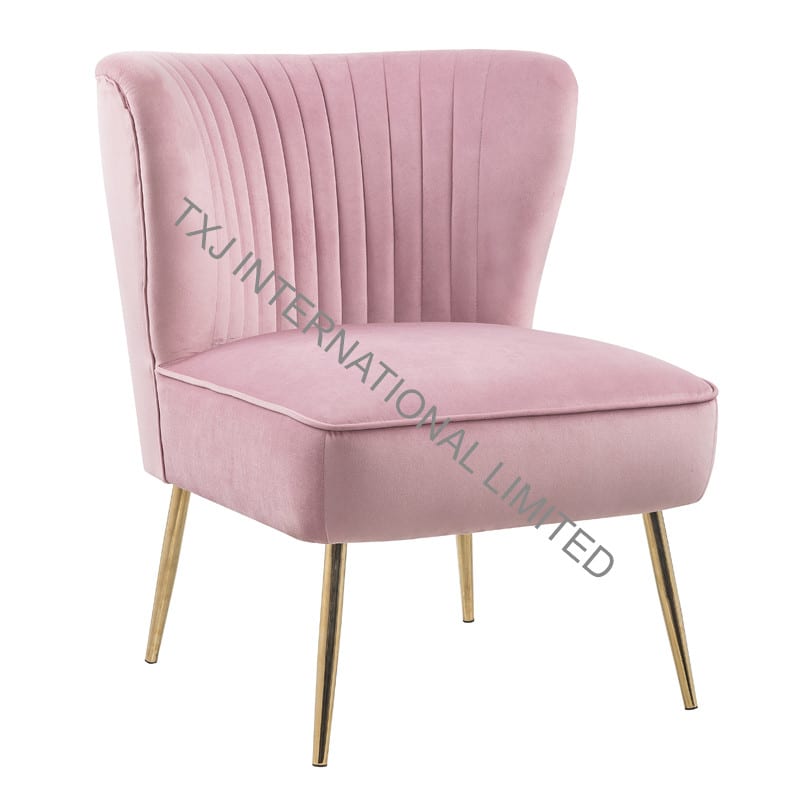 APRIL Velvet Fabric Relax Chair