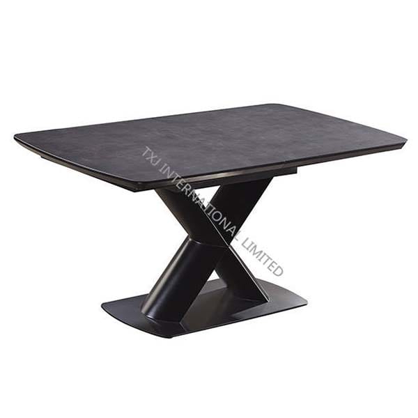 LILIA-DT Extension Table,MDF with Ceramic