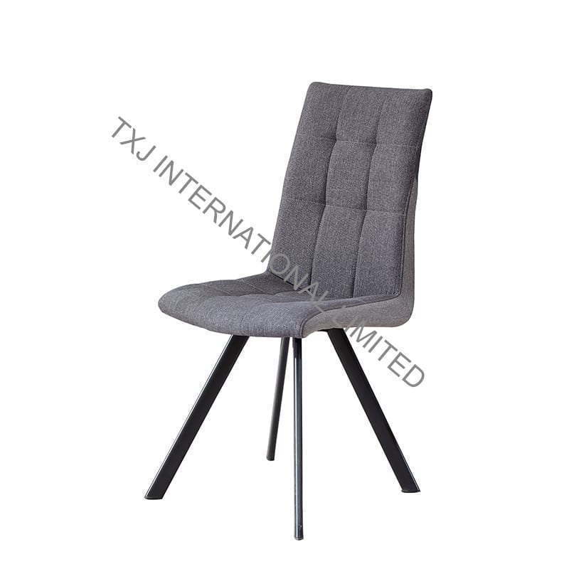 BC-1731 Fabric Dining Chair With Black color tube