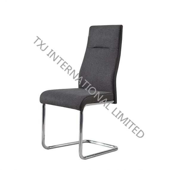TC-1768 PU Dining Chair with Chromed Frame