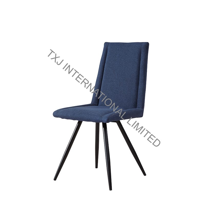 BC-1730 Fabric Dining Chair With Black color tube