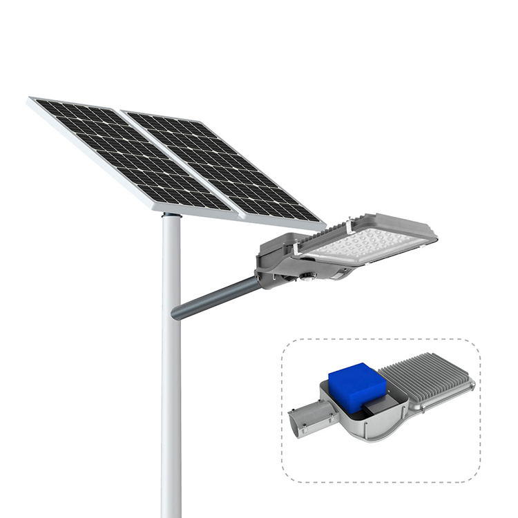 Highly efficient and sustainable 40w all in one solar street light for outdoor lighting needs