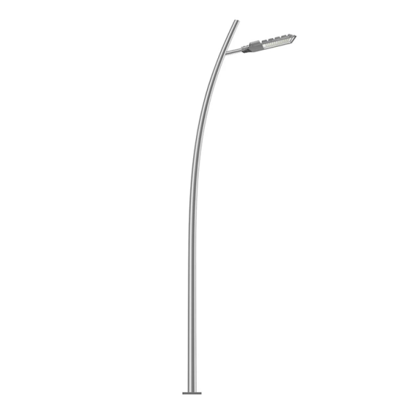 Single Arm Galvanized Cast Aluminum Light Pole