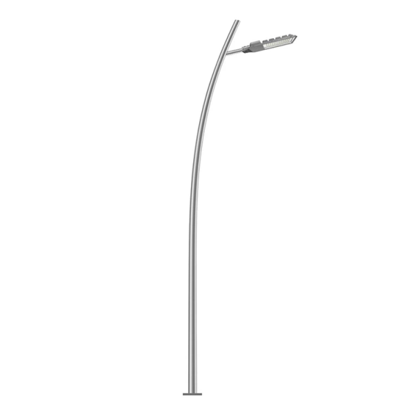  Single Arm Galvanized Cast Aluminum Light Pole