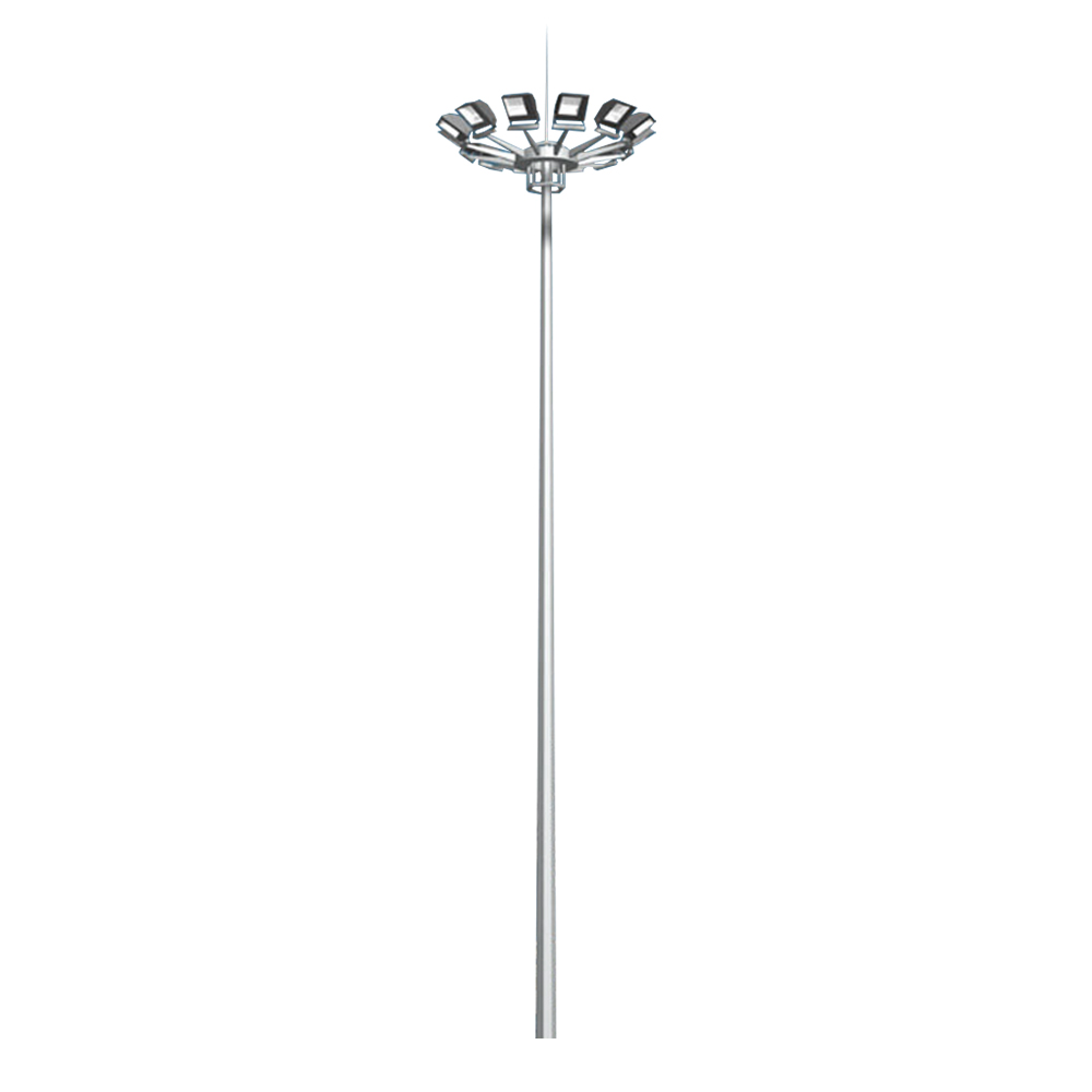  15m-45m Automatic Lift High Mast Light Pole