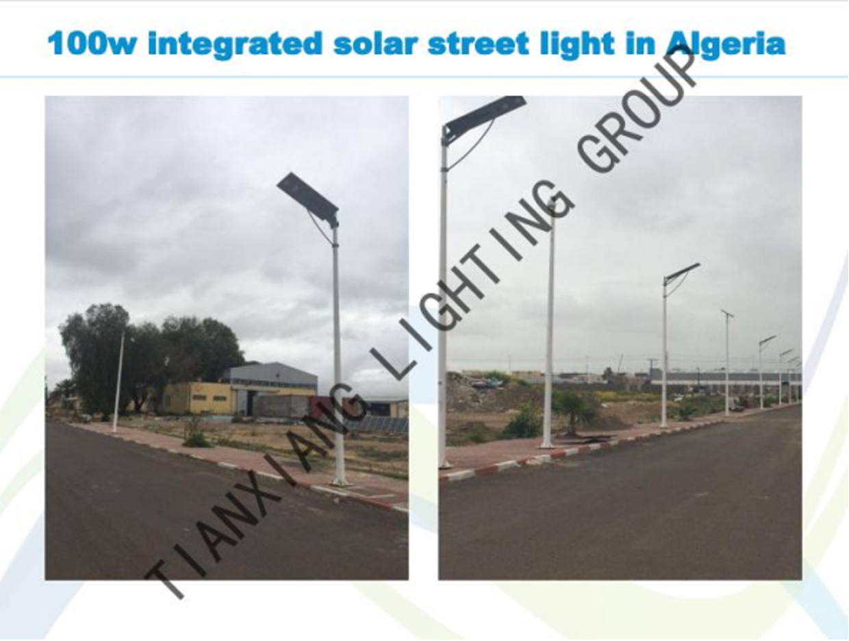 solar street light project