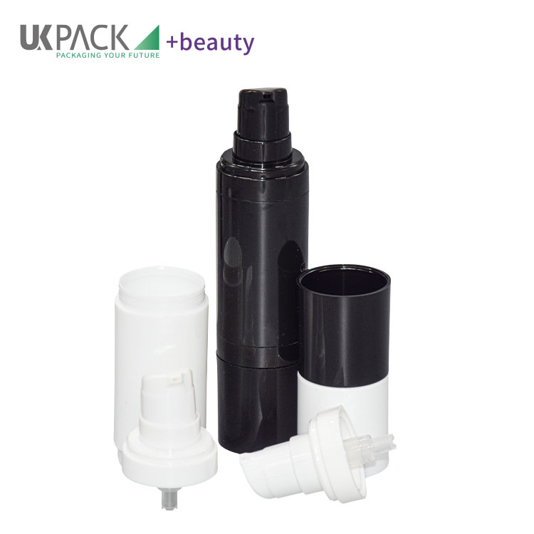 Airless dispenser bottles for lotion face cream PP 10ml+10ml facial care UKA59