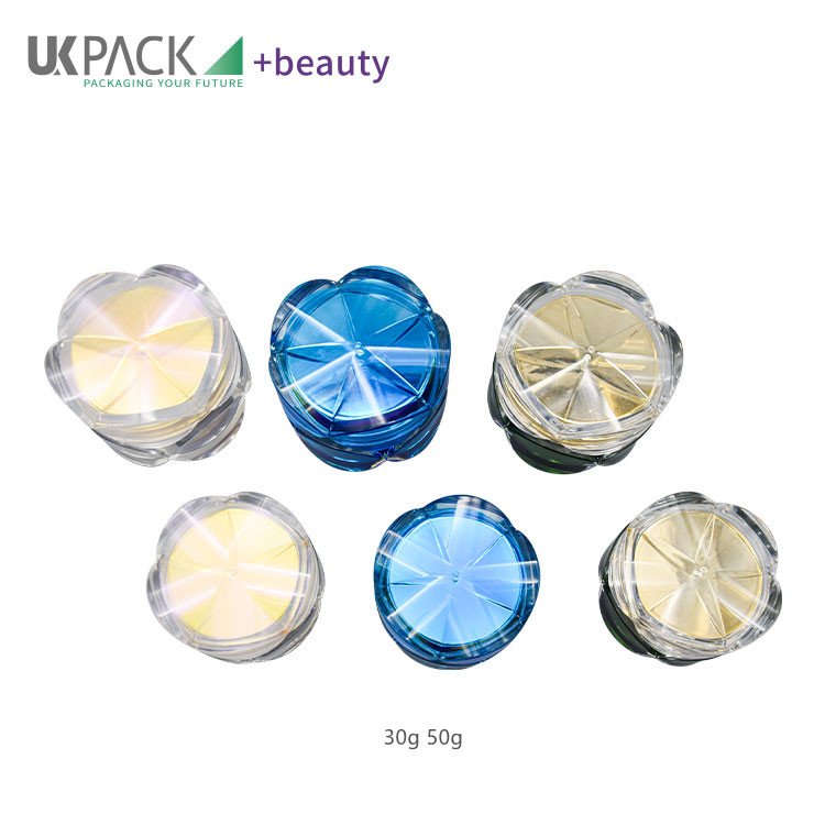 PMMA 30G 50G Luxury Cosmetic Containers Manufacturer for facial creams and lotions UKC32