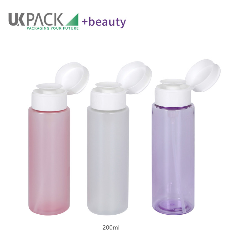 200ml PET Cleansing Oil Dispenser Bottle Makeup Remover Packaging Supplier UKG09