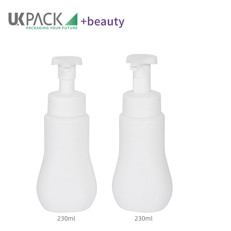 230ml HDPE Empty Foamer Pump Bottles for facial cleanser UKF13