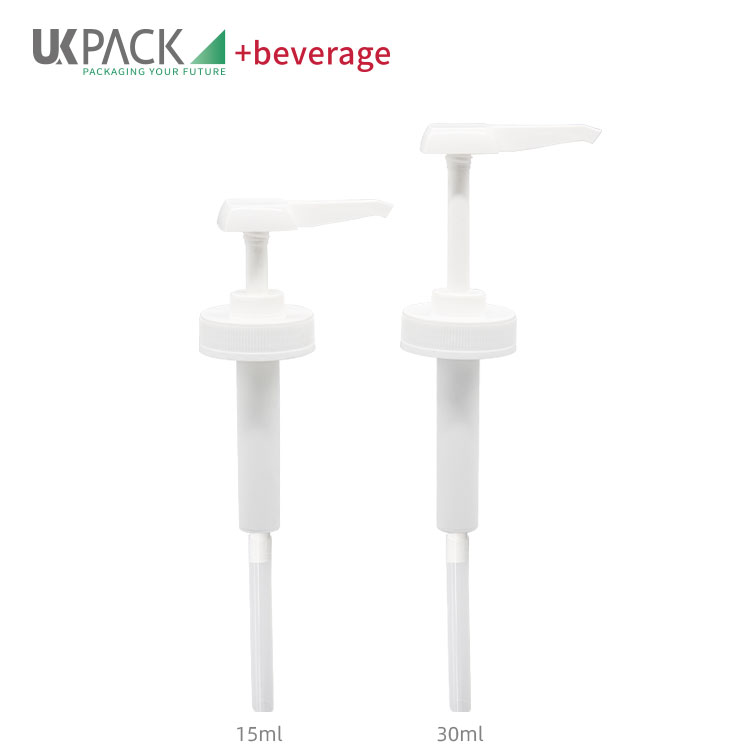 UKR30 Square head 67mm sauce pump dispenser for Davinci syrup and commercial condiment