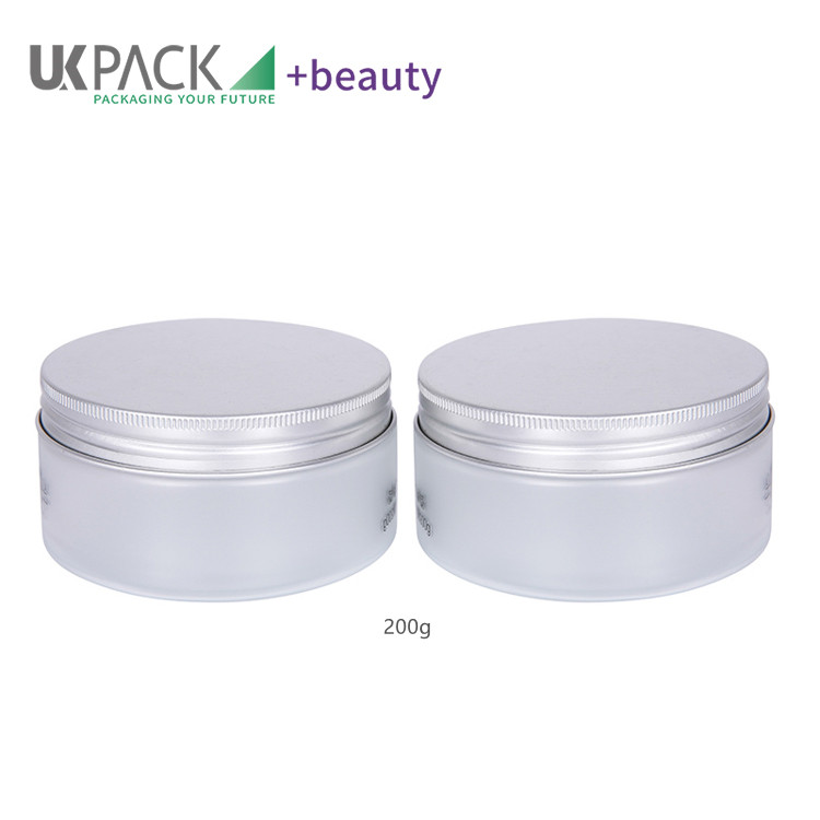 200g cosmetic jars with lids wholesale PET Jars for skincare cream UKC25