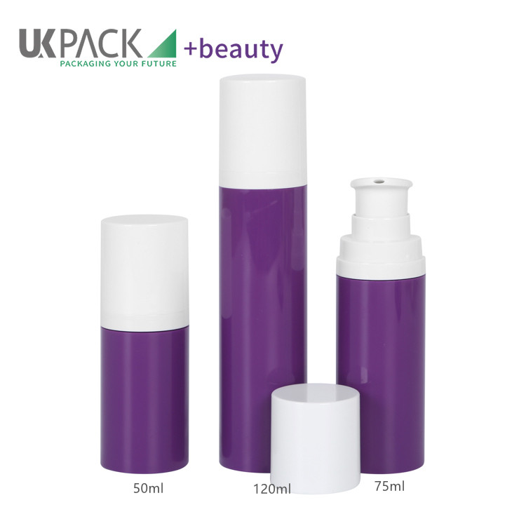 50ml 75ml 120ml PP Airless Lotion Pump Bottles Supplier Cosmetic Packaging UKA17-A