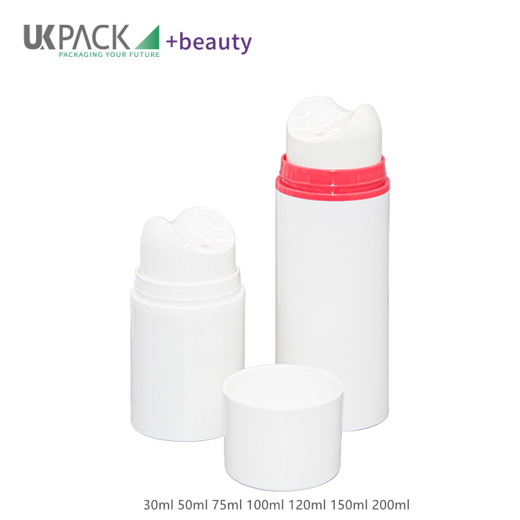 PP airless pump bottle manufacturer for creams 1cc 30ml 50ml 100ml 150ml 200ml UKA62