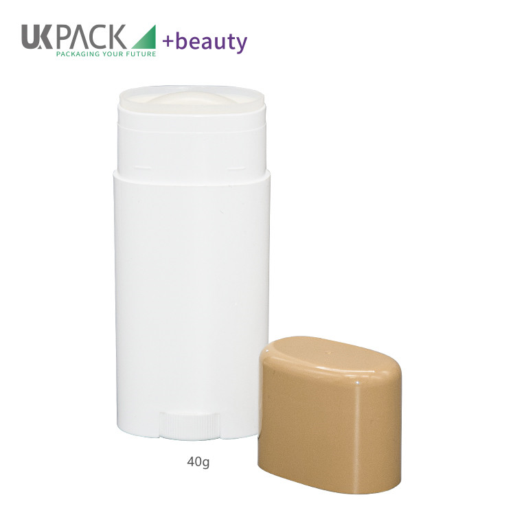  PCR PP deodorant sticks bottles empty packaging for refillable sunscreen gel UKDS05 40g
