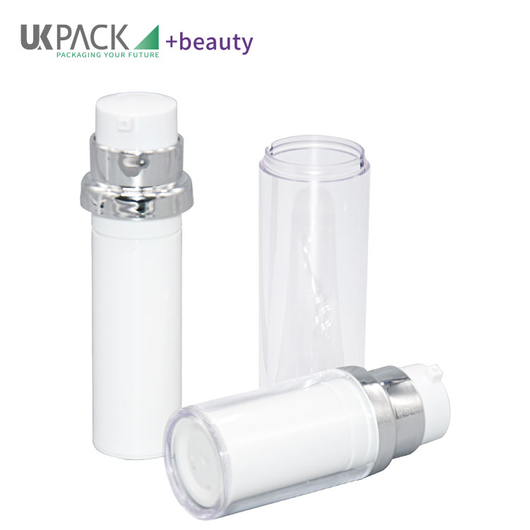 Double AS layer airless bottles 15ml 30ml 50ml for cosmetics basic creams UKA65