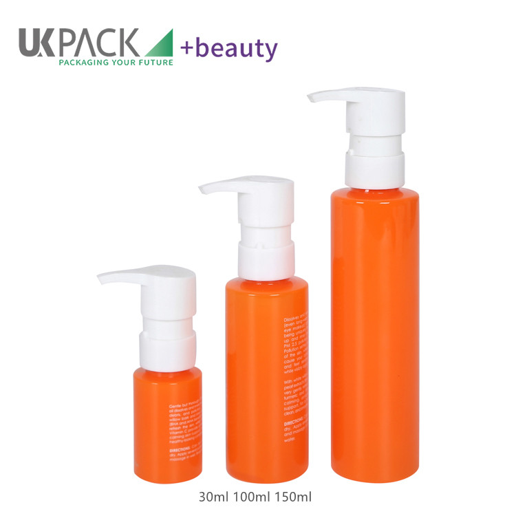 Simple Cleansing Oil Pump Bottles for hair oil essence product 30ml 100ml 150ml UKG08