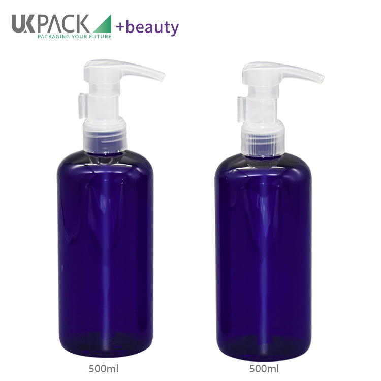 500ml mono-material lotion pump bottles eco friendly packaging for cosmetics UKAP12