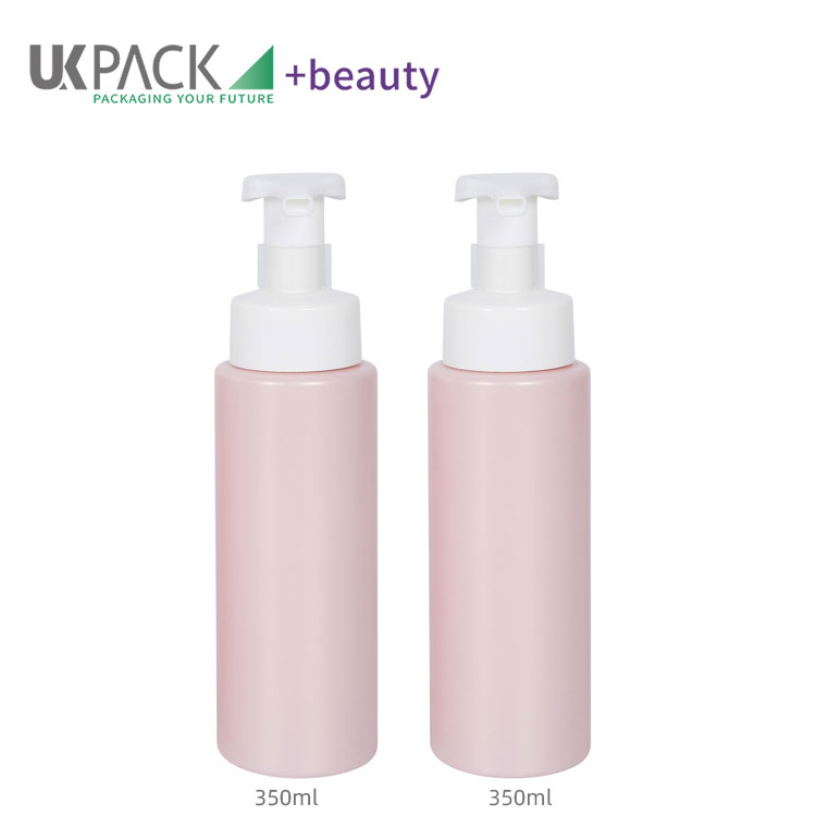 350ml PET Foam Pump Bottles Skincare Plastic Containers Packaging UKF12
