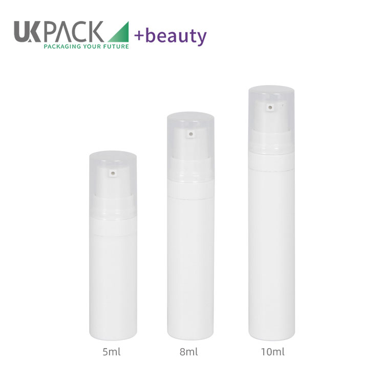5ml 8ml 10ml Airless Pump Bottles PCR Skincare Packaging UKA01