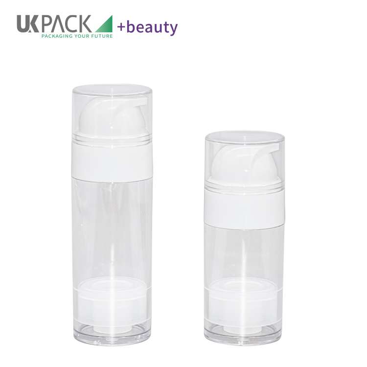 PETG airless pump bottles dispenser 50ml 80ml cosmetic packaging manufacturers UKA69