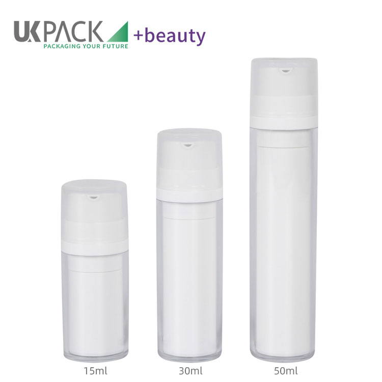 15ml 30ml 50ml PMMA Airless Bottle Air Pump Containers Manufacturer UKA34