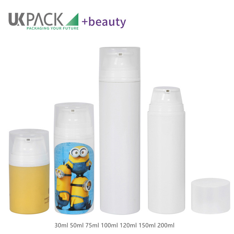 Wholesale Mens cosmetics packaging Airless PP Airless Bottle Supplier UKA19-A