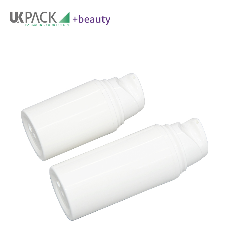  airless lotion pump bottles manufacturer 50ml PCR cosmetic packaging UKA66
