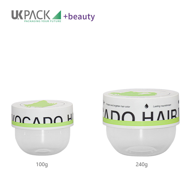 100g 240g Round Bottom Cream Jars Manufacturer Face Unique Cosmetic Container UKC41