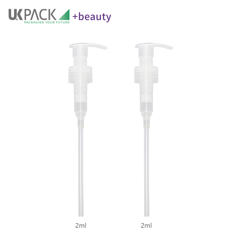 all-plastic pump 28-410 Mono-material UKAP08 2cc sustainable skincare packaging 