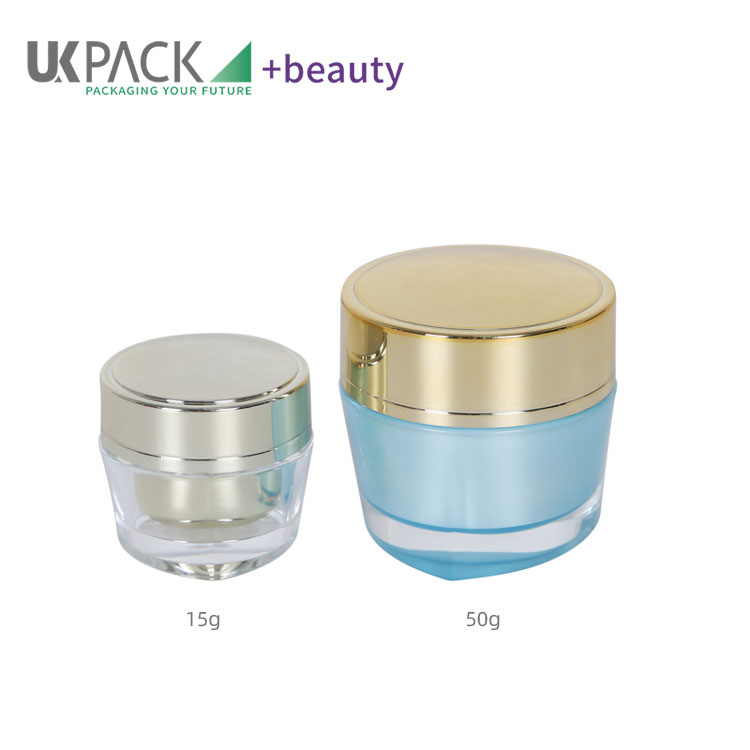 15g 50g Acrylic Jars with lids for face cream lotion eye serum trial wholesale UKC01