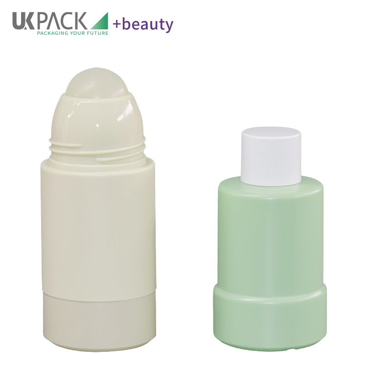 Refillable gel deodorant containers ECO friendly packaging for cosmetic UKDS08 50g 75g