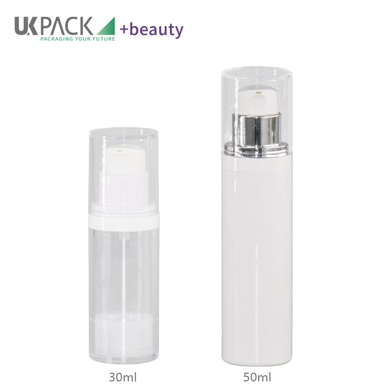 AS airless pump bottle 30ml 50ml skin care packaging for lotion face cream UKA71